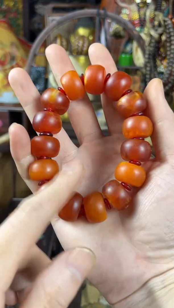 【闪购商品】蜜蜡手链未镶嵌121（收到货有问题联系客服）