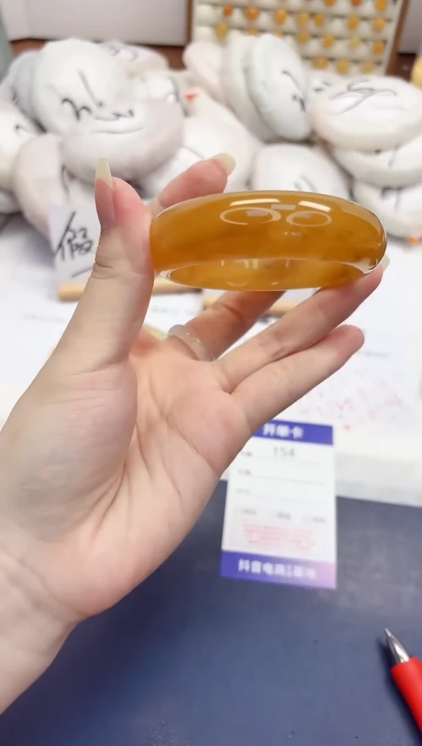 石英质玉手镯未镶嵌154-财气镯-圈口55