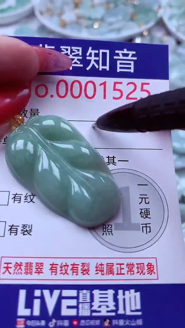 吊坠(不含链)未镶嵌翡翠1525