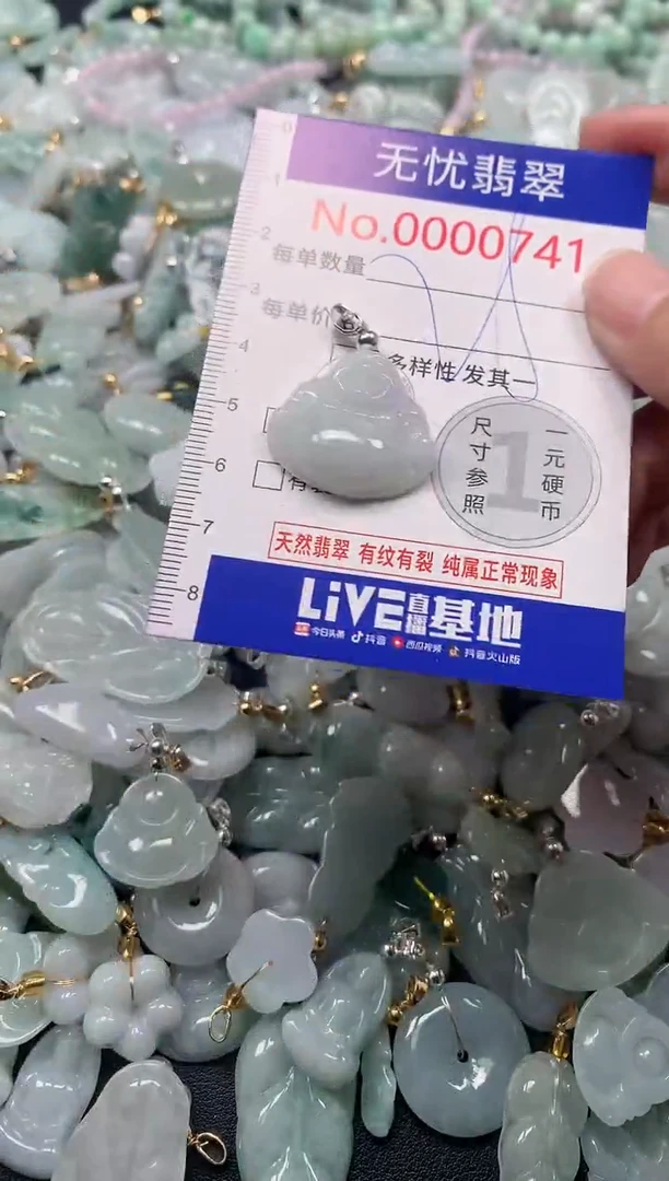 吊坠(不含链)未镶嵌翡翠741