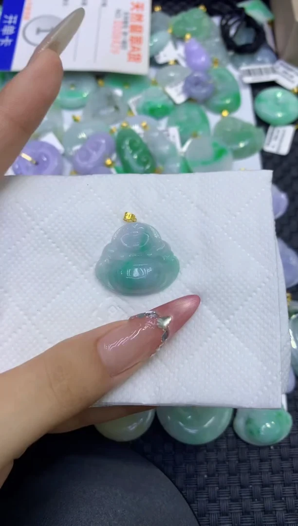 颈饰未镶嵌翡翠天然缅甸A货翡翠