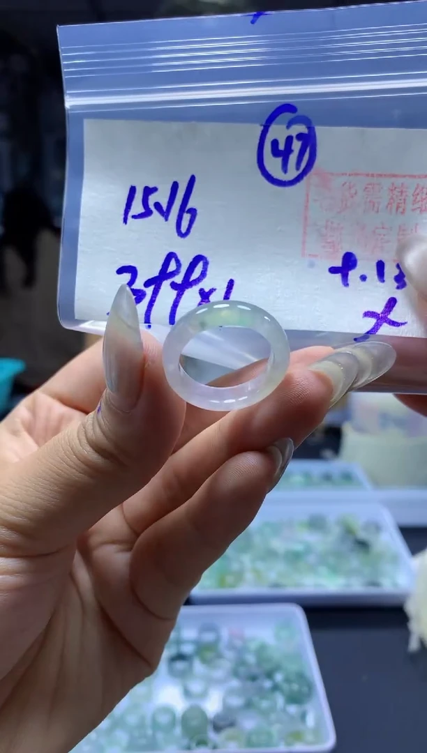 未镶嵌定制翡翠戒圈#399元-毛货需精细抛光