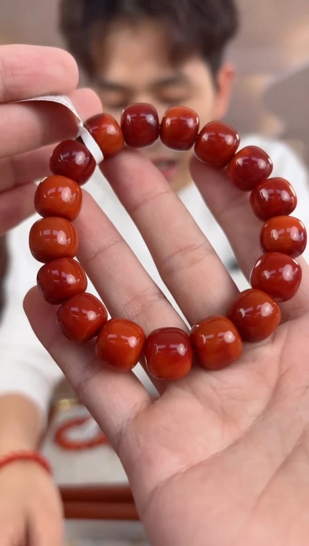 未镶嵌单圈南红玛瑙@t07234@14MM