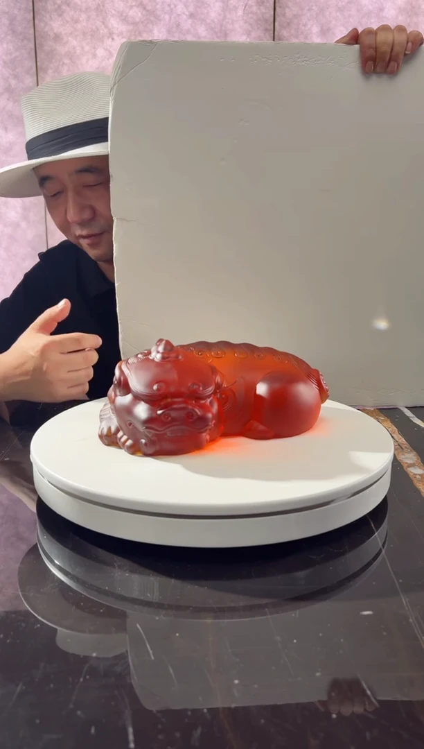 摆件璨石美学蜜蜡卧福貔貅