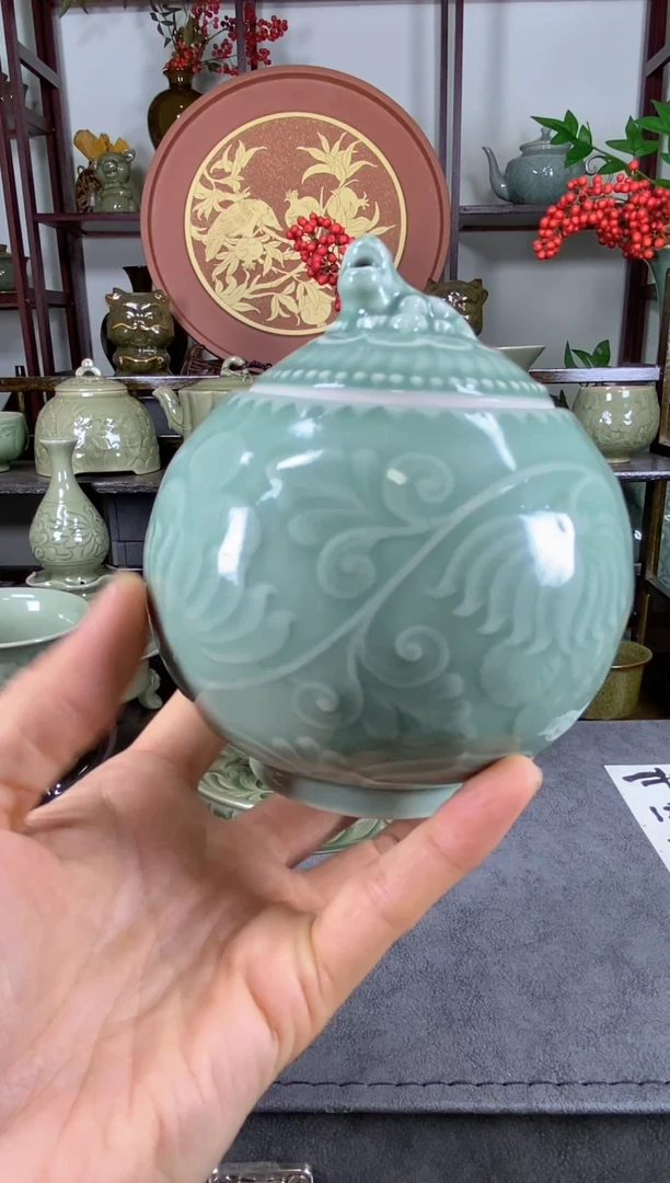 特价处理 耀州茶叶罐 一个