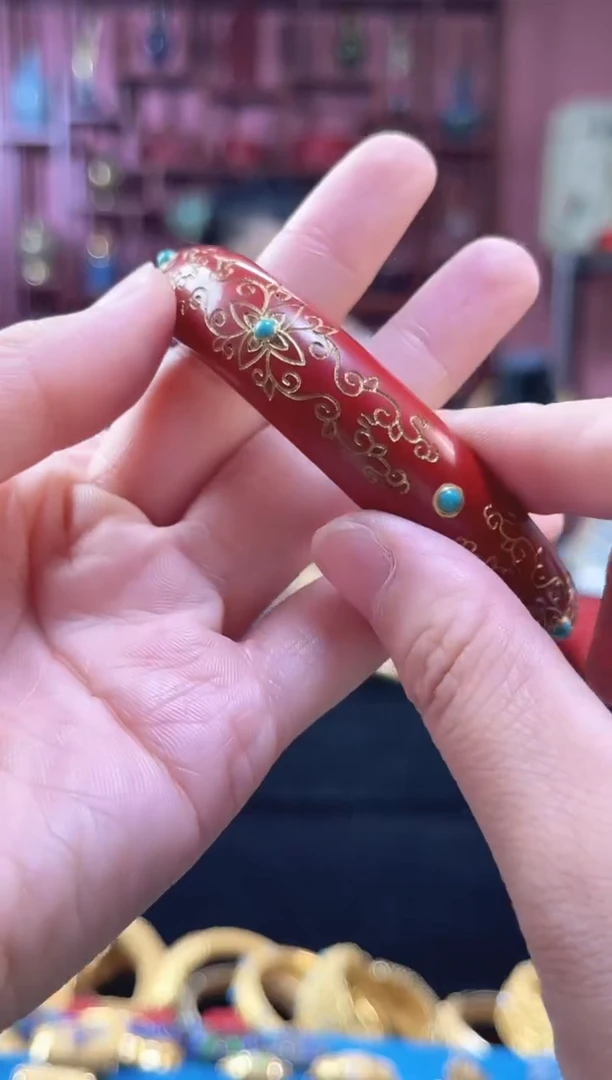 非遗技艺 景漆结合手镯 60