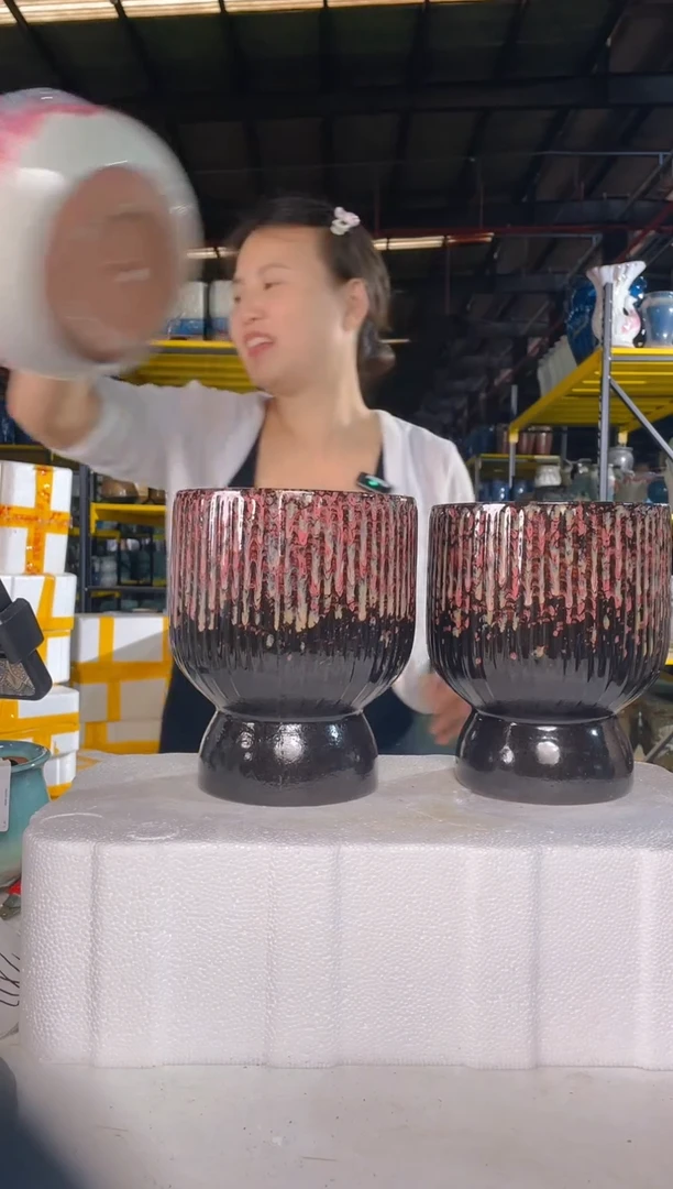 宜兴紫砂粗陶花盆17/21
