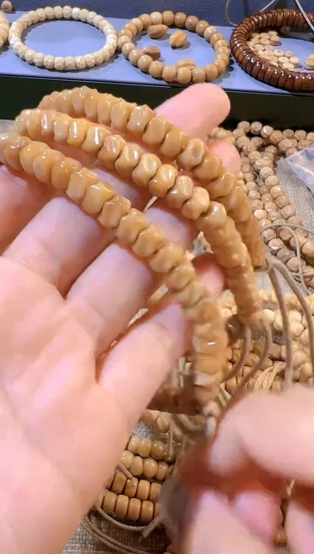 【闪购商品】菩提根/象牙果手串龙脊卡8+龙骨手持 14号