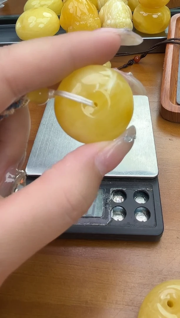 裸石琥珀未镶嵌琥珀蜜蜡吊坠