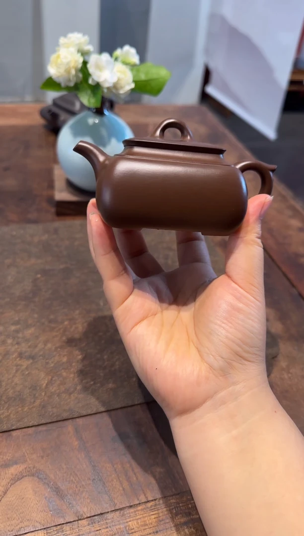 茶壶紫砂于*水长四方 紫砂壶