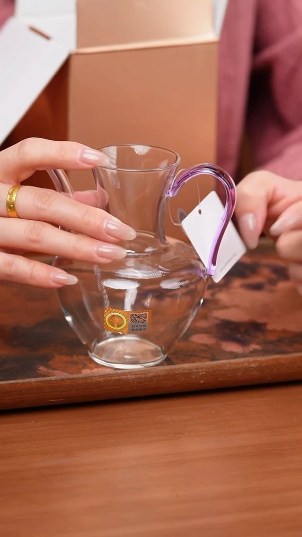 【闪购商品】禾器/晶彩俏然茶海/浅紫/定制版