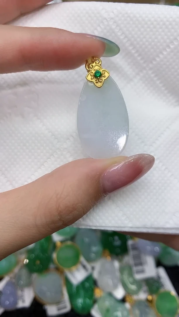 翡翠银S925镶嵌颈饰111111111111