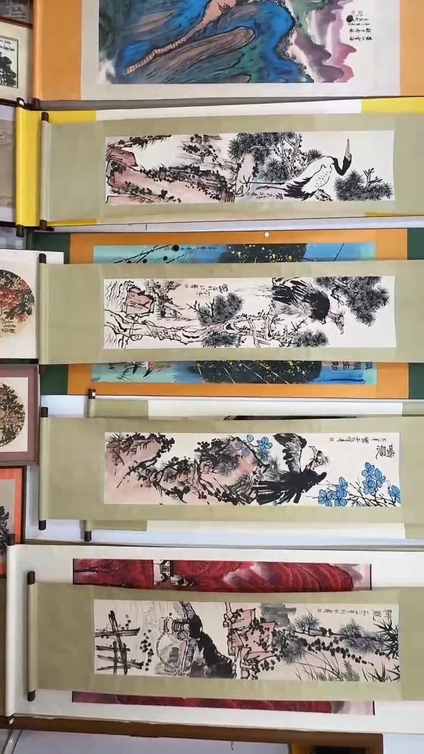 横款玲珑阁书画艺术福利作品