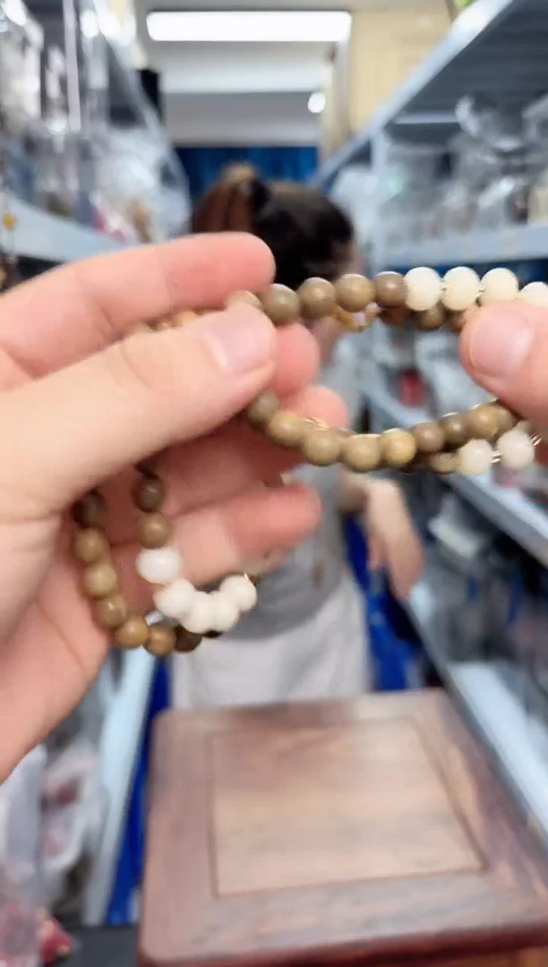 木绿檀菩提款双圈手串