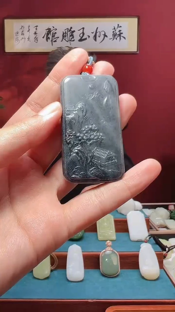 吊坠(不含链)未镶嵌和田玉18