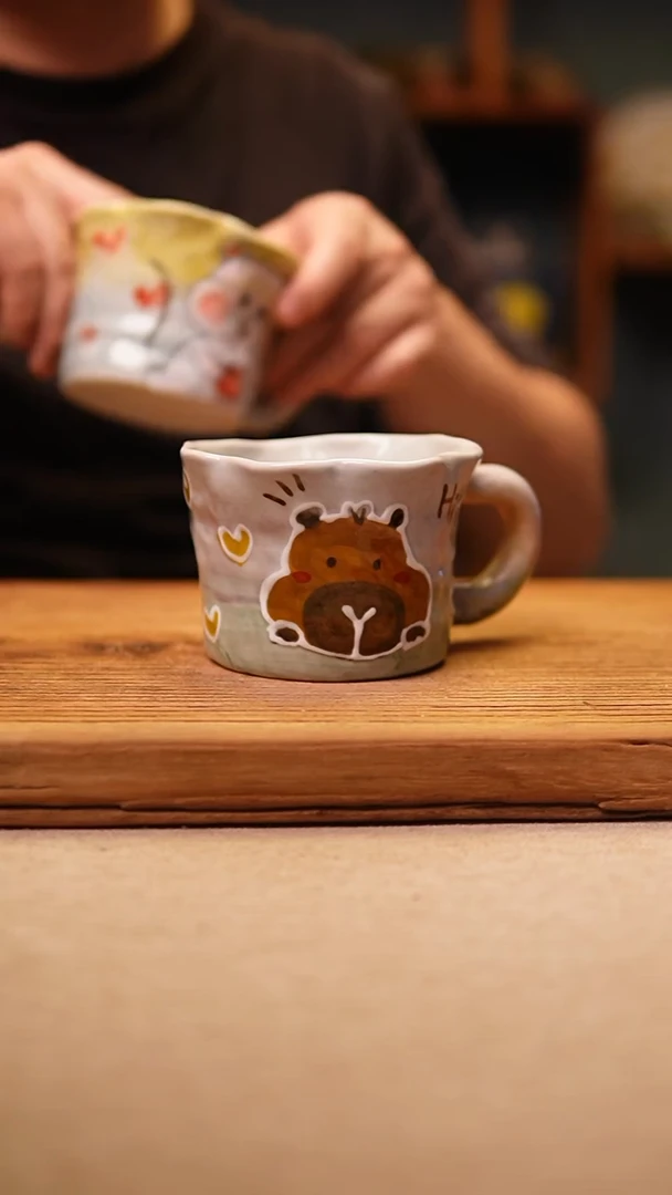 @@陶园瓷舍@@纯手工手绘@高温釉下彩