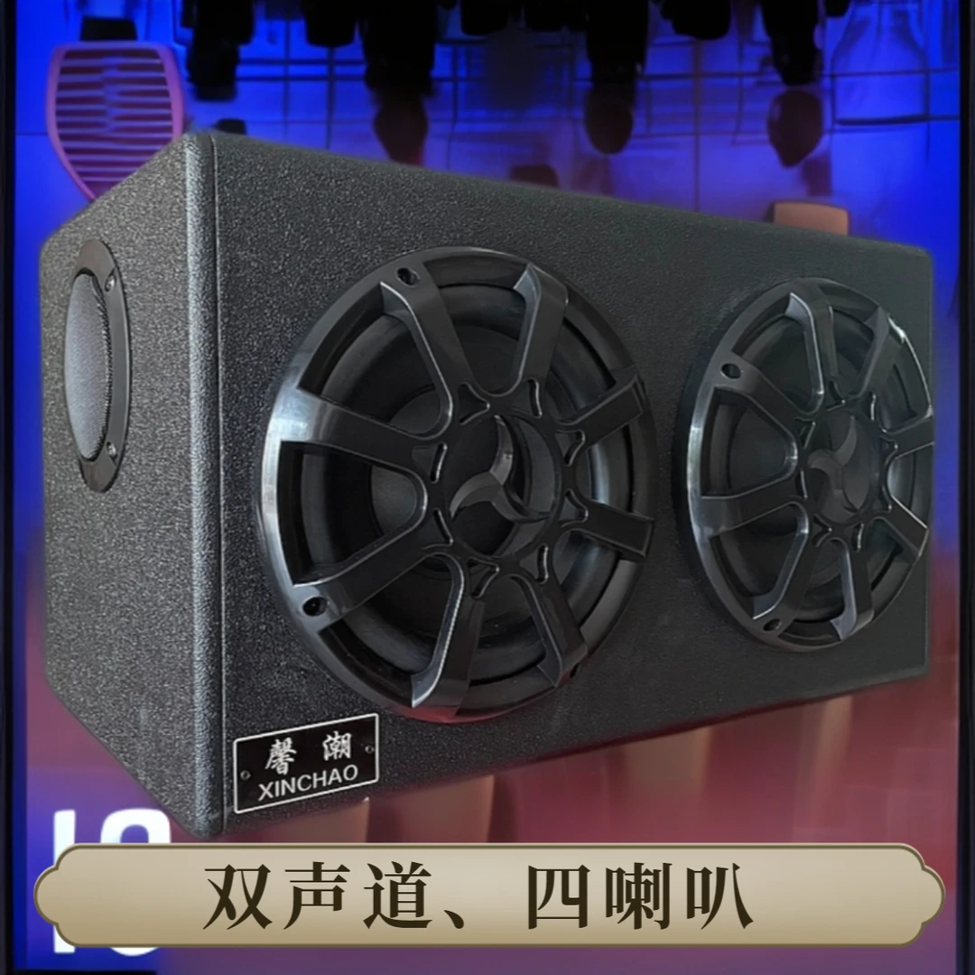 双低频双高音双声道车载家用K歌音响 8寸 12V24V220V通用