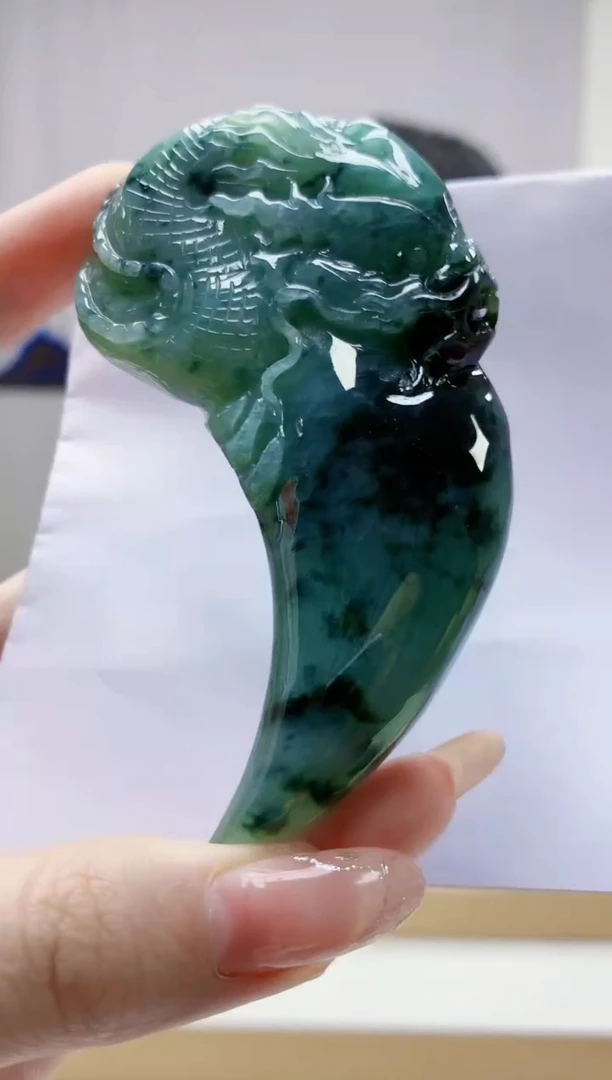 未镶嵌定制翡翠4868jw-毛货挂件28