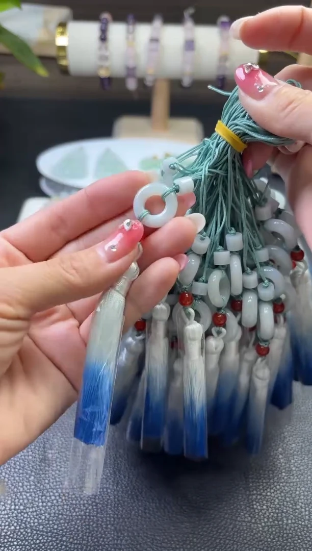 未镶嵌挂件翡翠多样性发一件流苏111