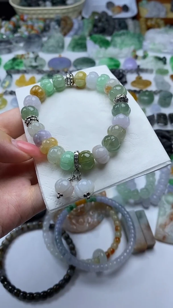 未镶嵌手串翡翠翡翠