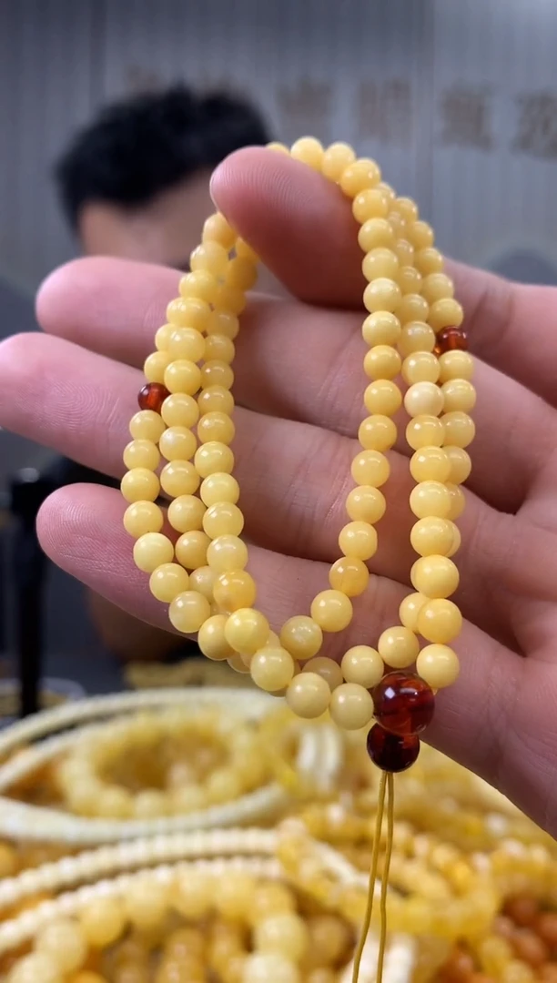 未镶嵌蜜蜡裸石链子多样性发其一