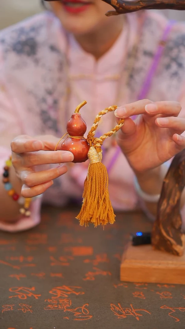 559非遗漆手艺工天然葫芦文玩福禄挂葫芦斜挂