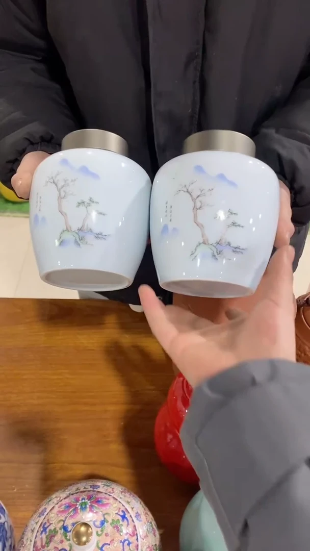 【闪购商品】罐陶瓷茶叶罐密封罐等