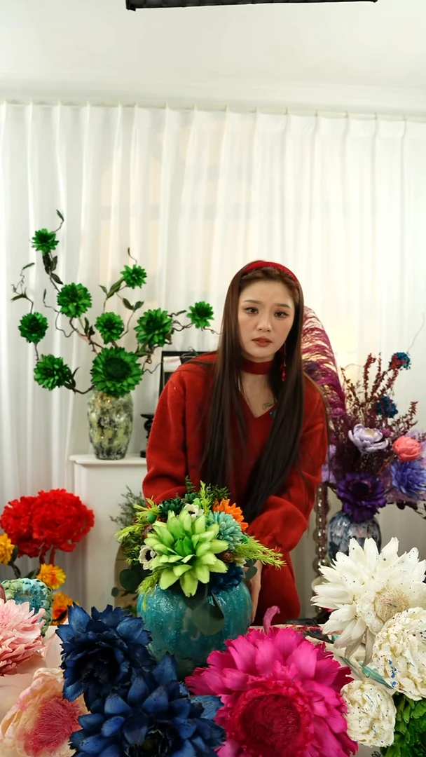 永生花霸王花【花束不带瓶】A24
