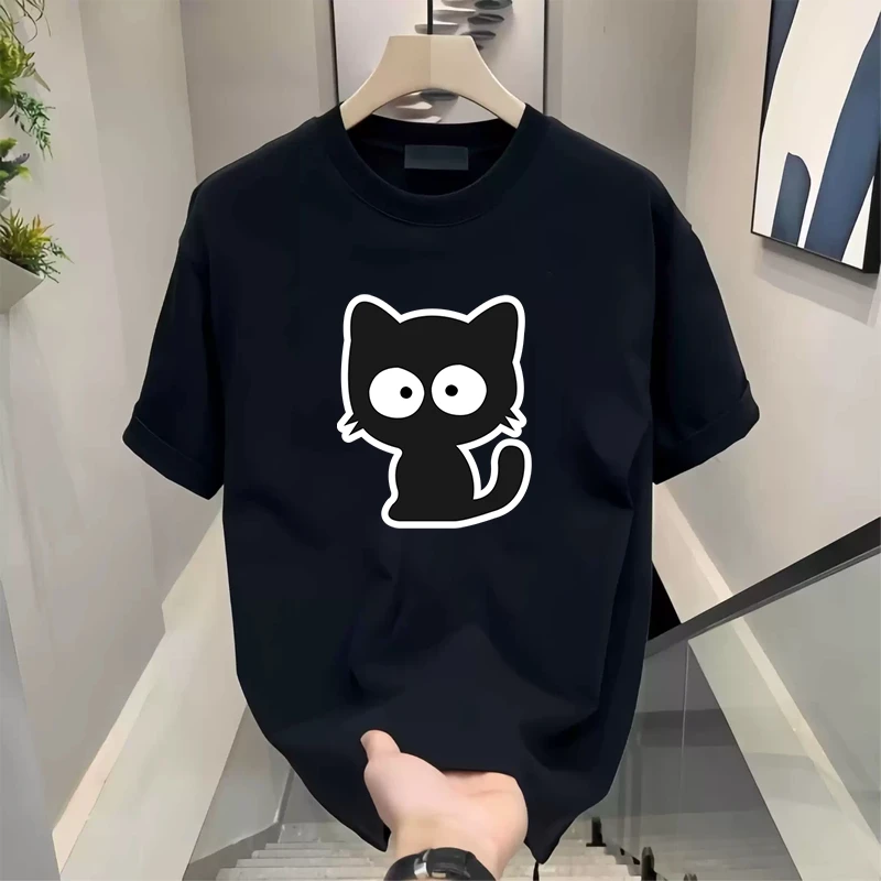 冰感半袖美式潮牌男装男士潮流短袖新款休闲速干t恤圆领ins夏季