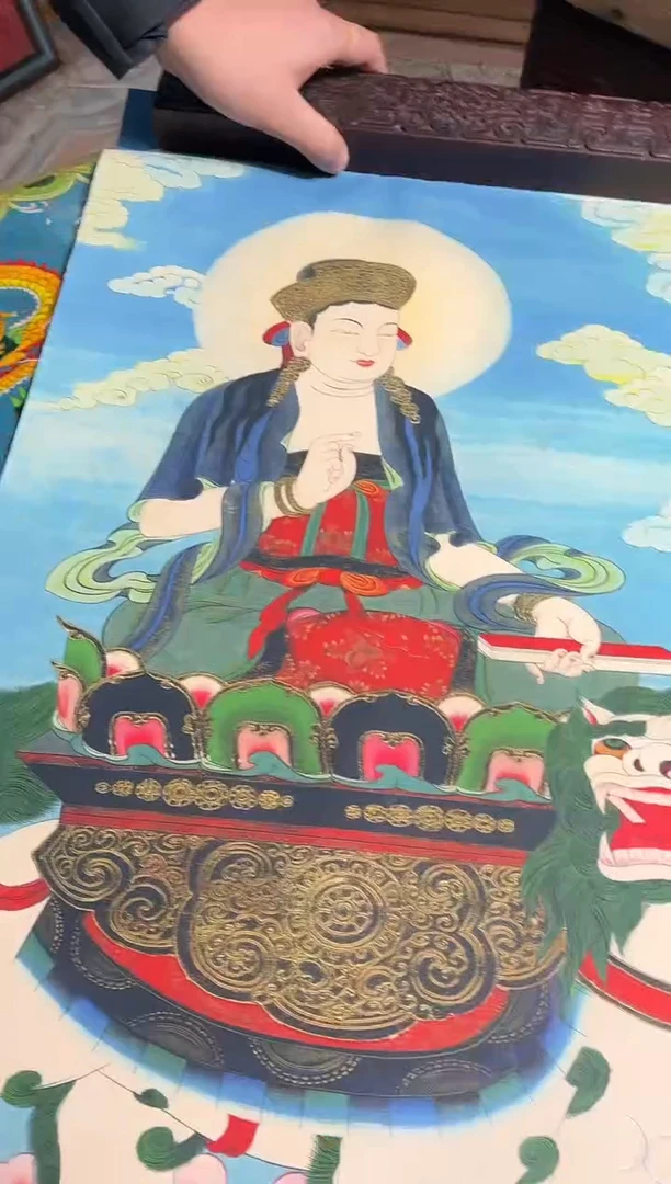 卷轴画路路的唐卡tk160