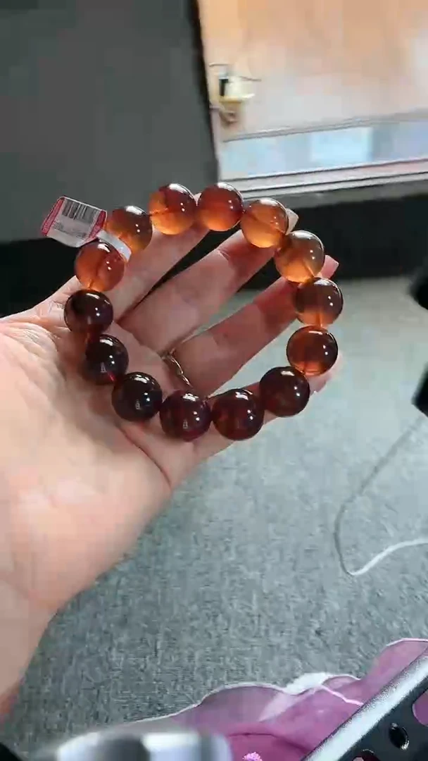 未镶嵌琥珀手链规格16紫罗兰手串#31