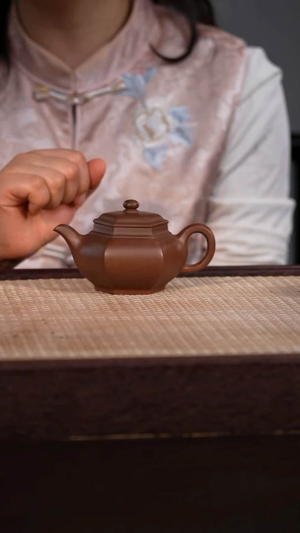 茶壶紫砂紫泥 130cc