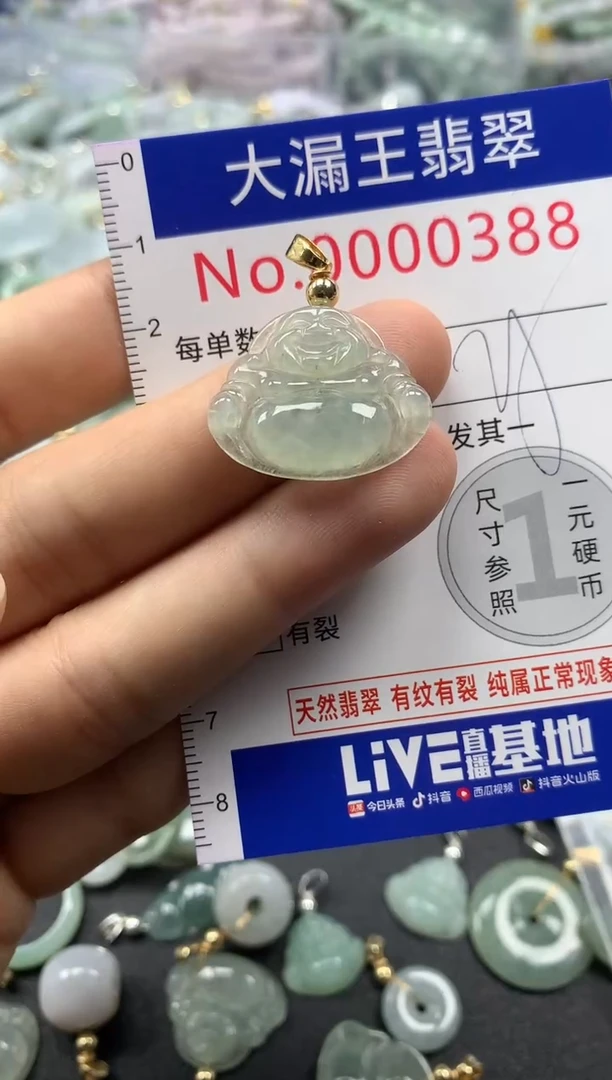翡翠未镶嵌吊坠(不含链)388