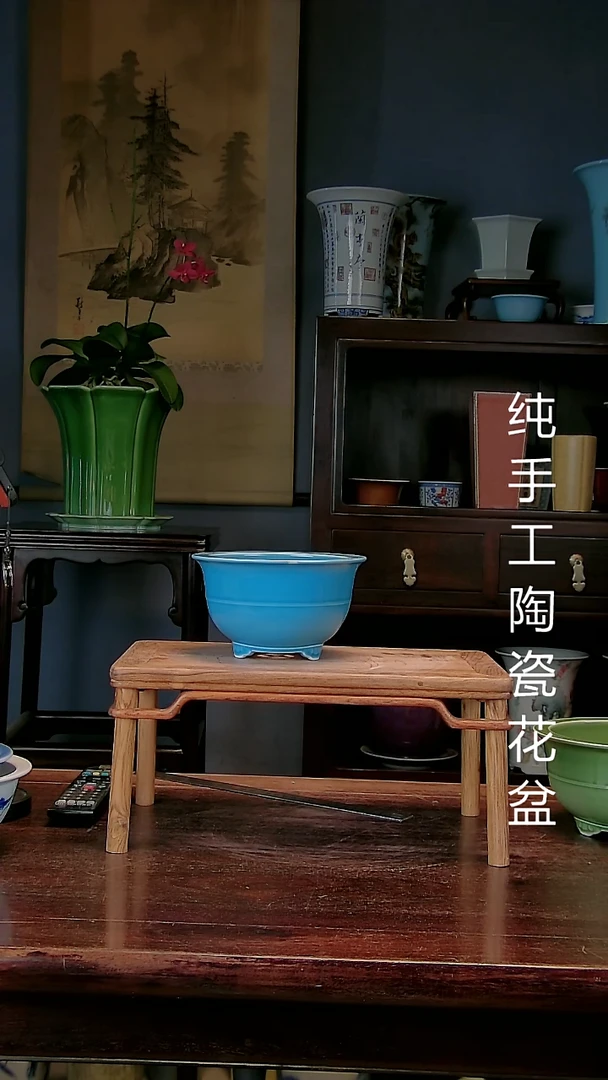 景德镇手工陶瓷花盆