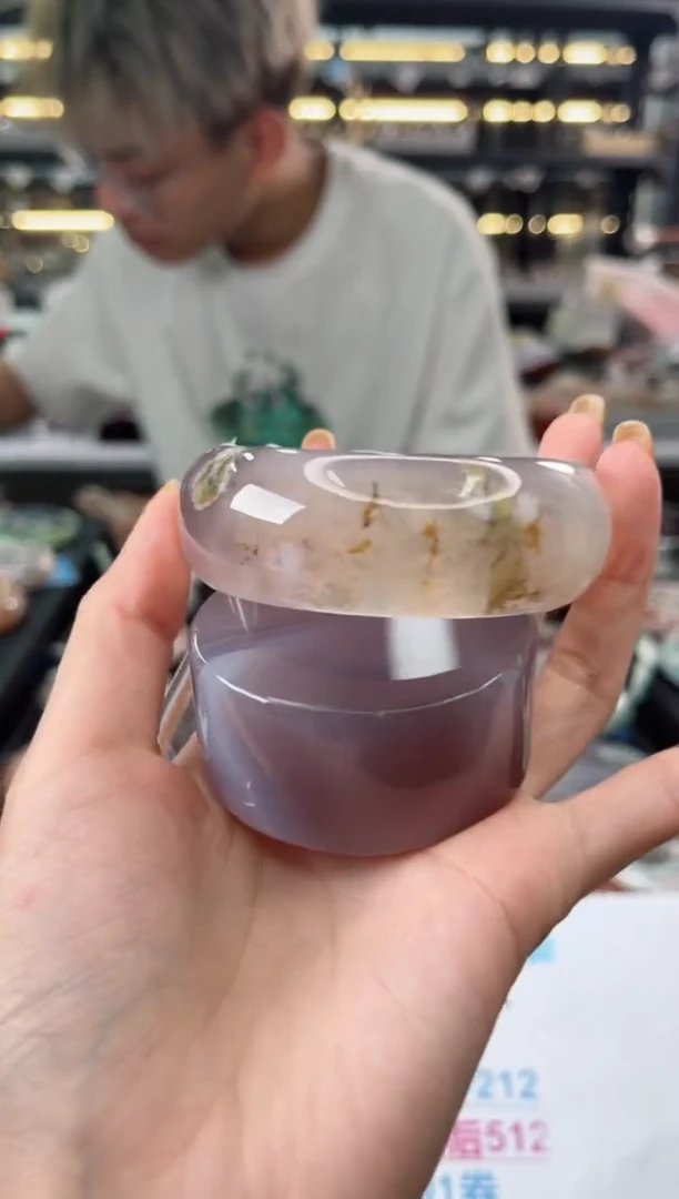 【闪购商品】石英质玉手镯未镶嵌58圈口（赠品镯心）677062