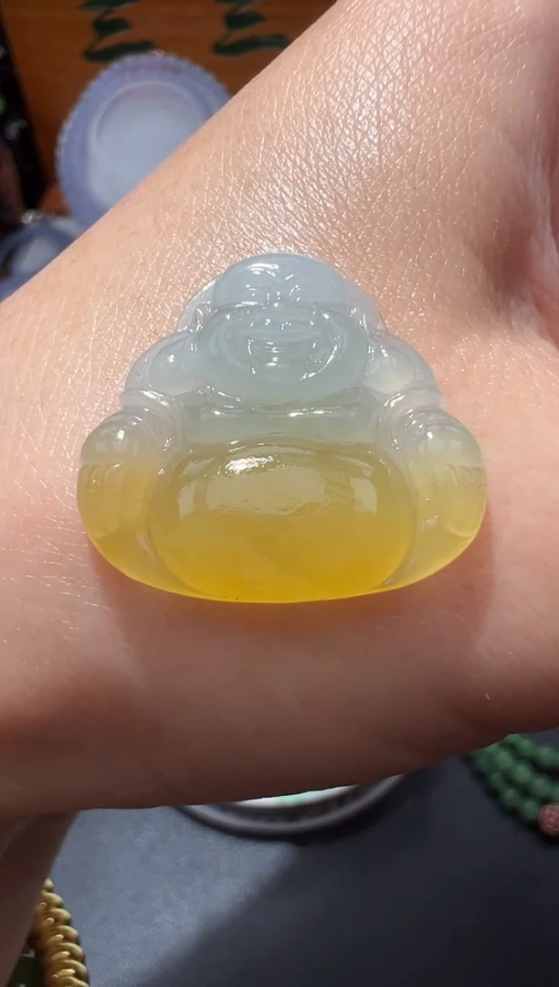 【闪购商品】定制翡翠未镶嵌21*23.5*4.3佛公