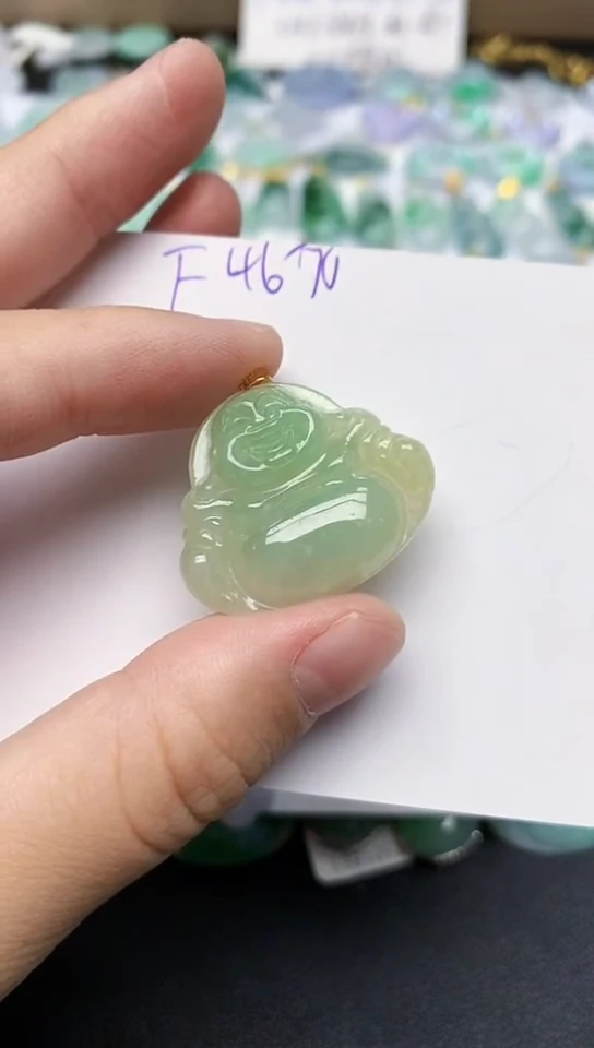 颈饰未镶嵌翡翠天然缅甸A货翡翠百元以上9元证书费自理