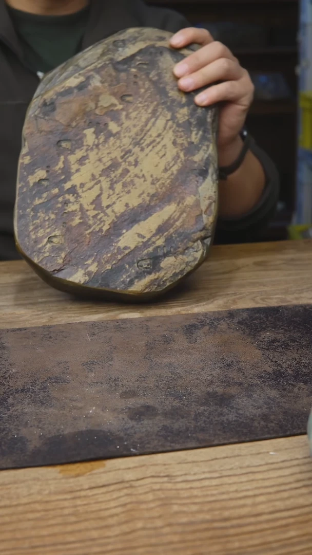 甘石陶艺歙砚石款825