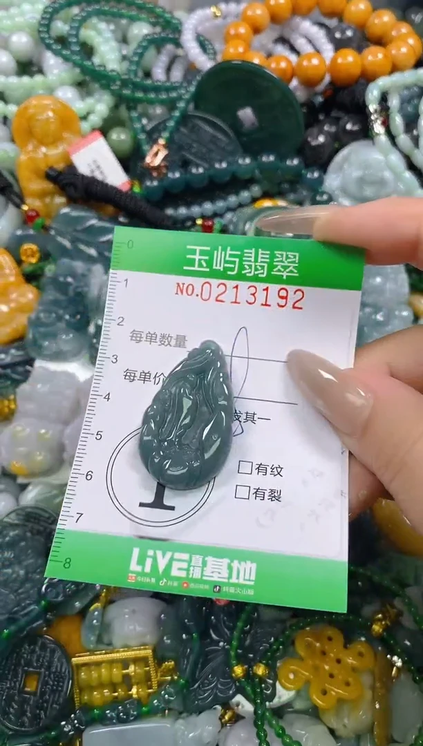 颈饰未镶嵌翡翠闪购0213192