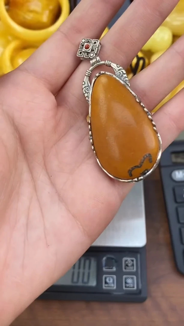 裸石琥珀未镶嵌天然琥珀蜜蜡