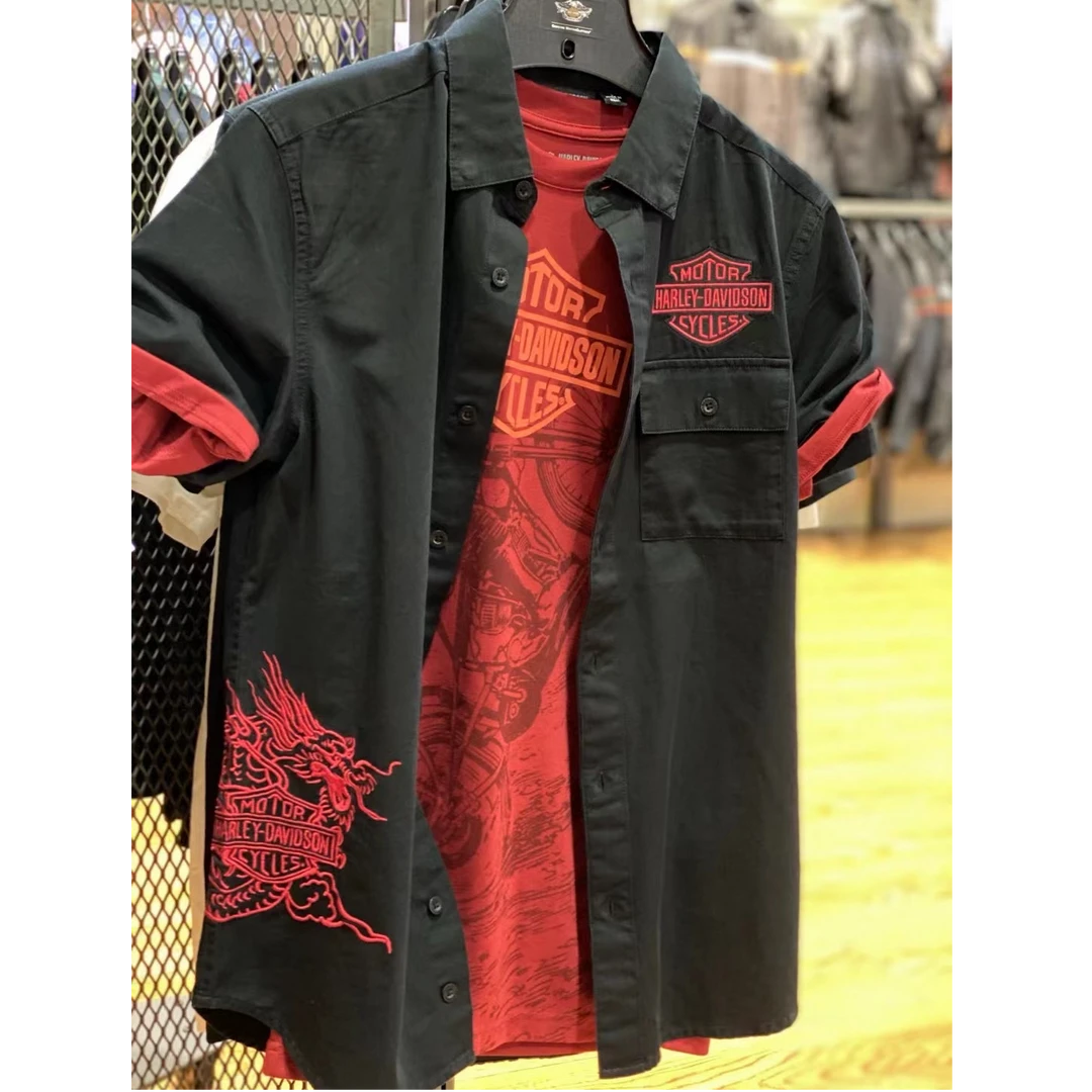（断码特惠）哈雷戴维森 短袖衬衣