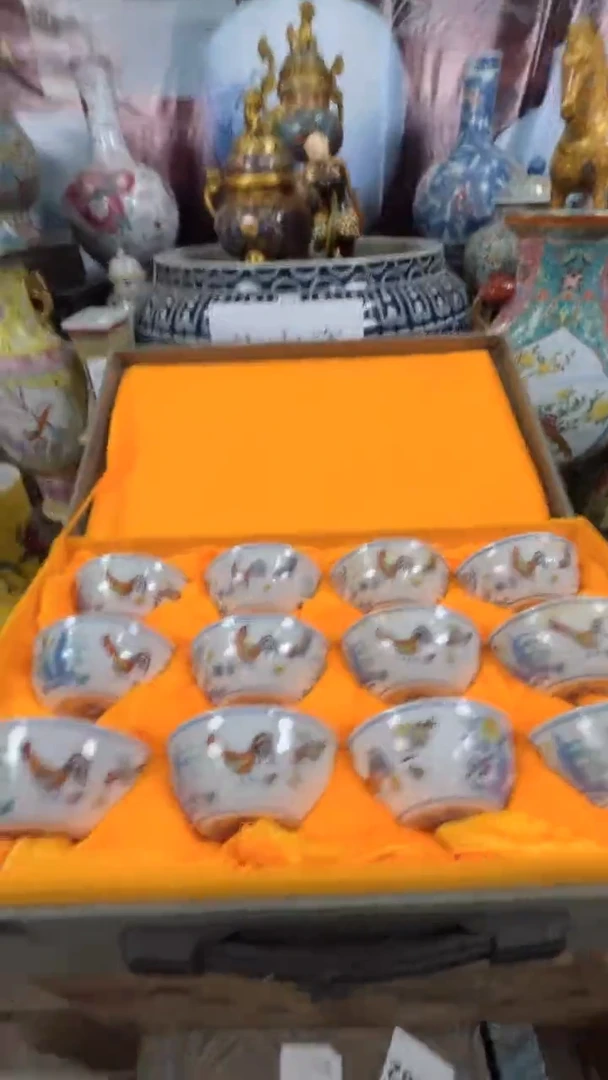 摆件现代陶瓷摆O
