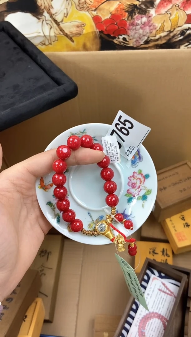 琉璃手工艺品J765瓷器手串儿多样性发一