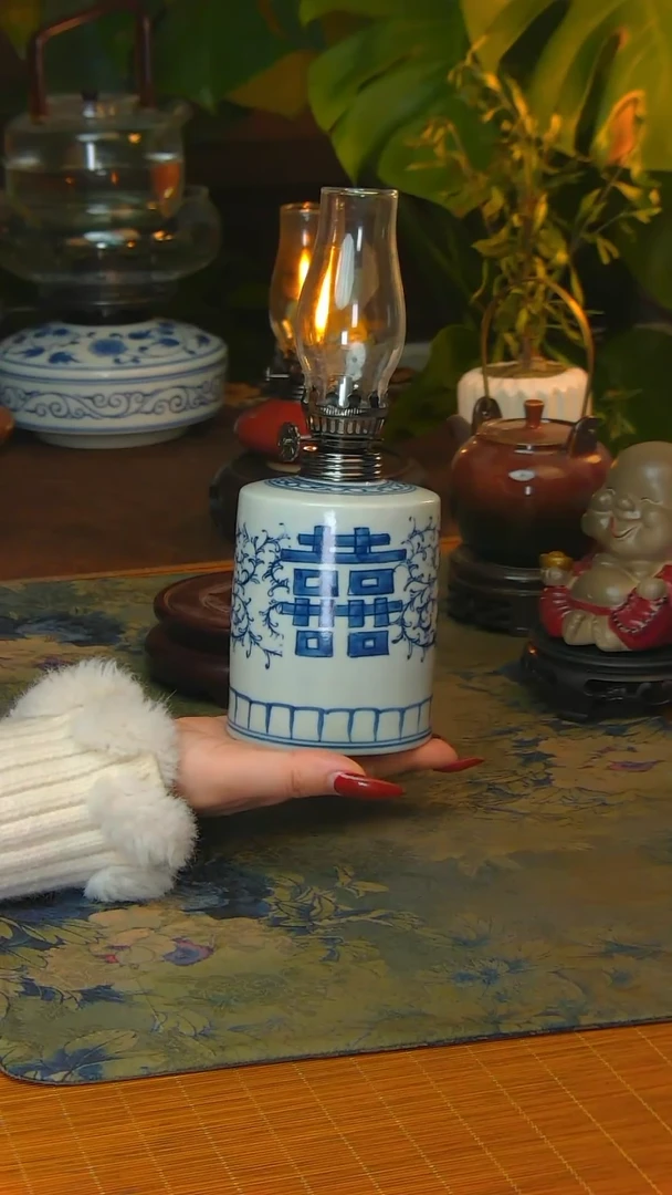 【闪购商品】景德镇陶瓷灯摆件