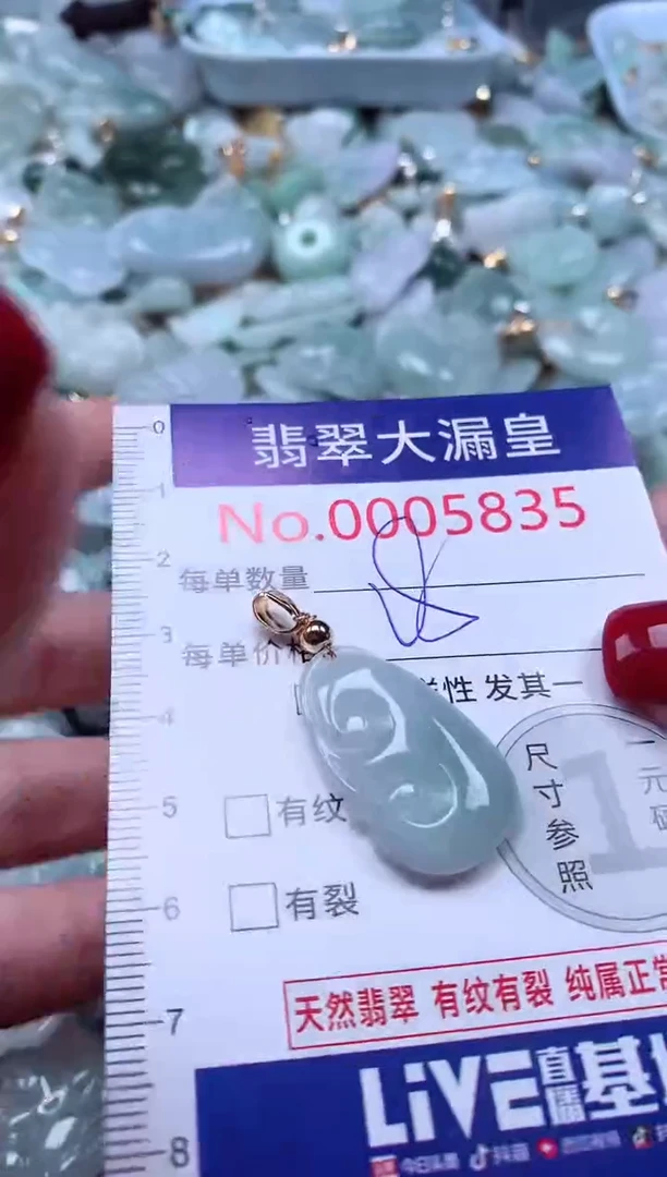 颈饰未镶嵌翡翠5835