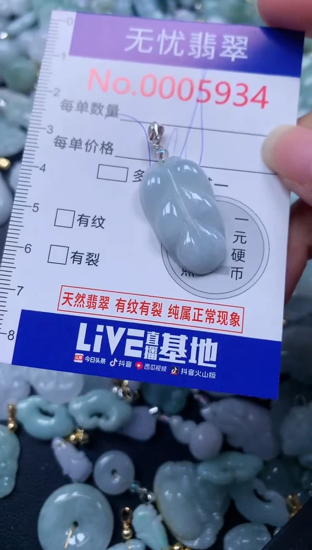 颈饰未镶嵌翡翠5934