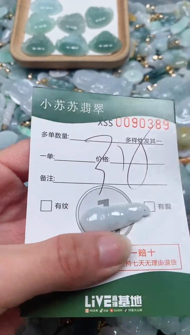 【闪购商品】翡翠颈饰未镶嵌闪购商品0090389