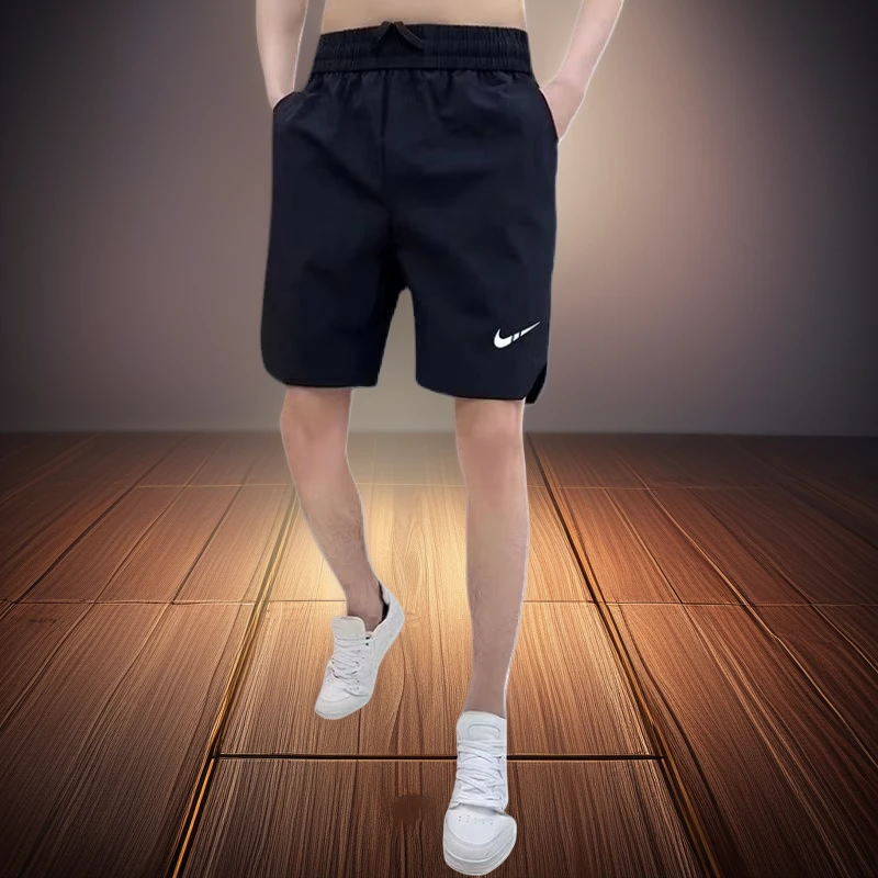 新款LULU运动短裤男士夏季户外宽松跑步无缝速干裤训练健身五分裤