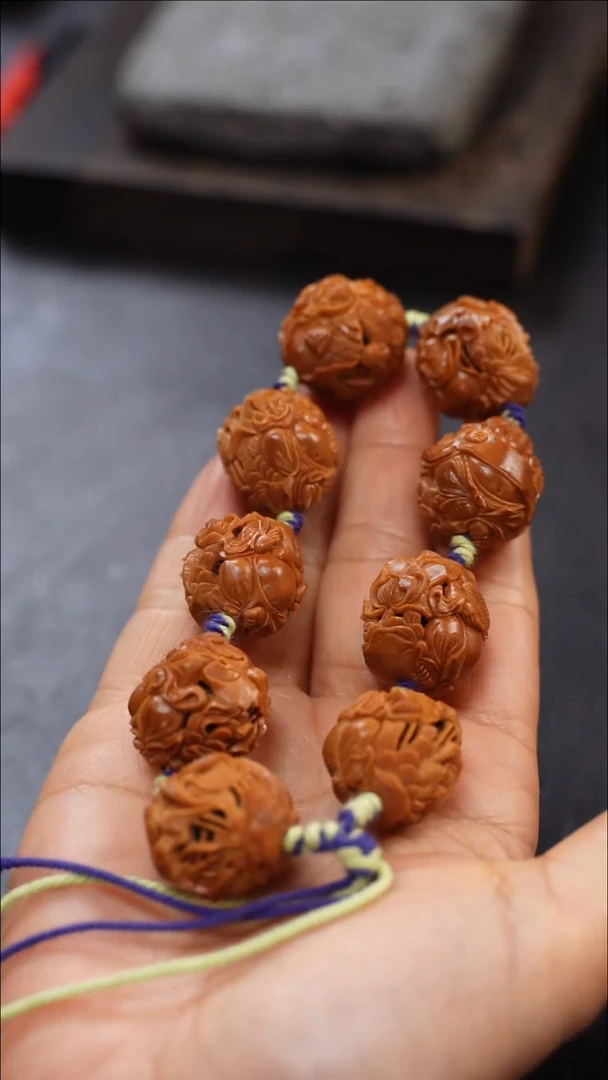 手串/手链橄榄核九林核雕文玩作品