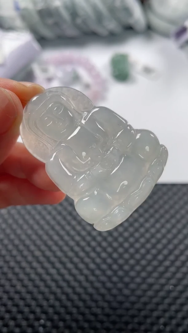 颈饰未镶嵌翡翠基地发货H 9796 观音